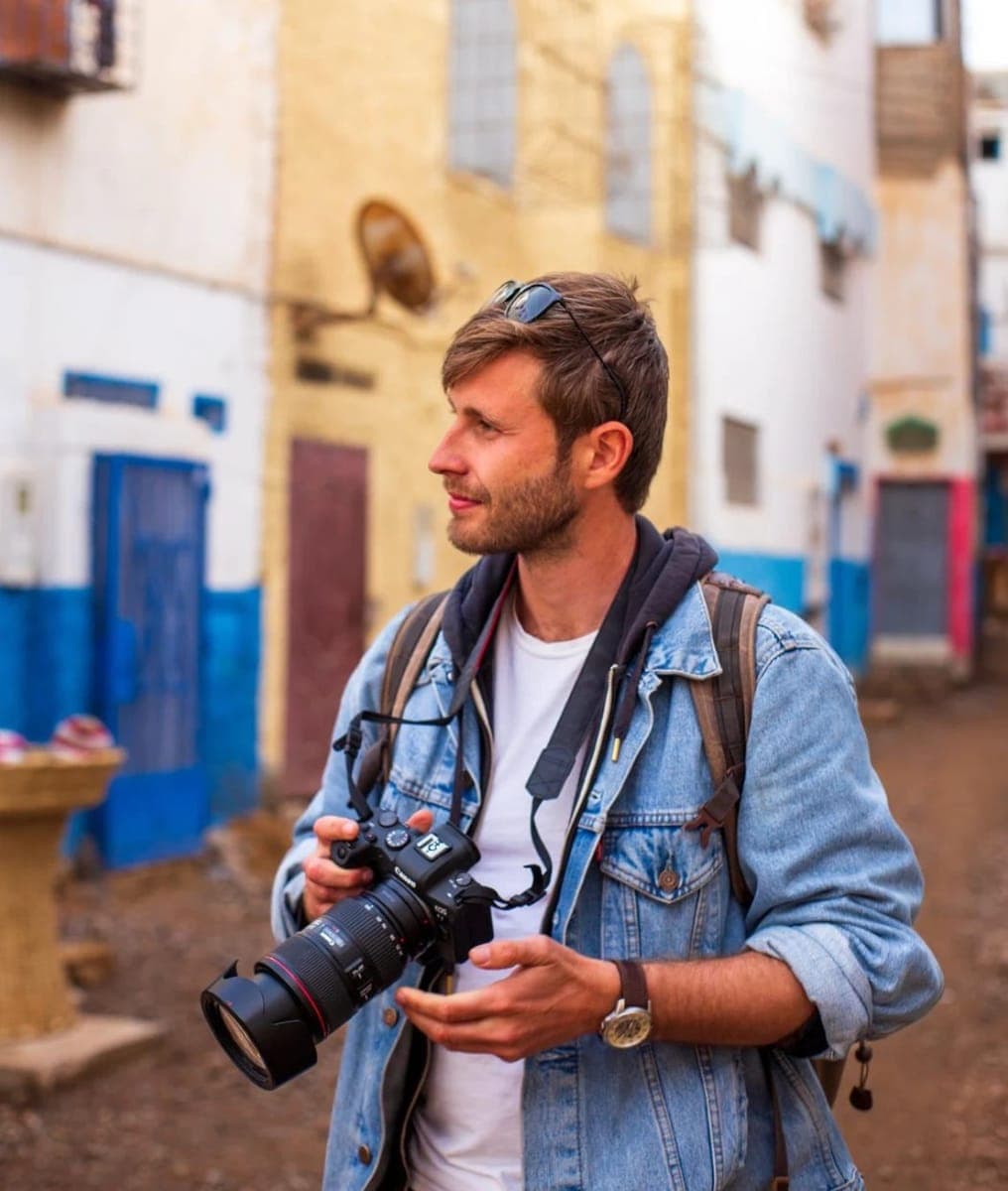 Portrait de Jocelyn, photographe du Collectif Mistral